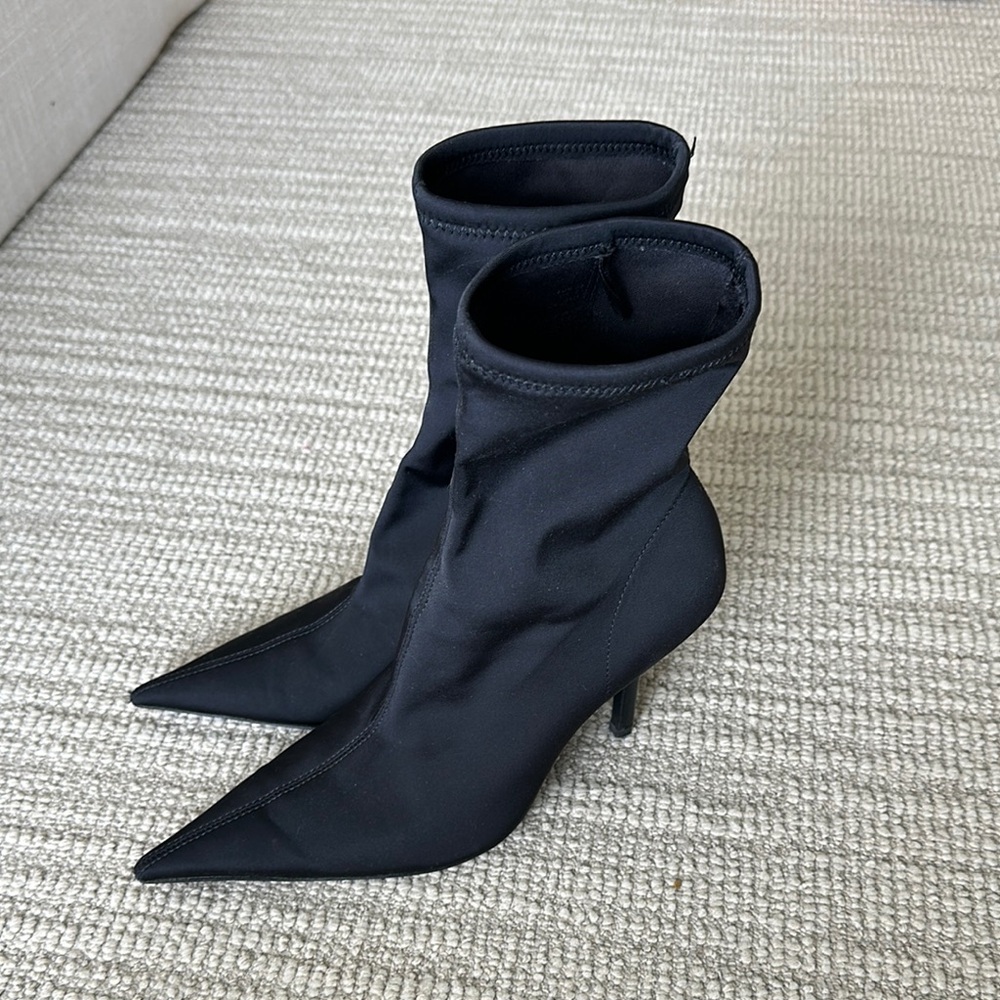 Black Ankle Boot Heels